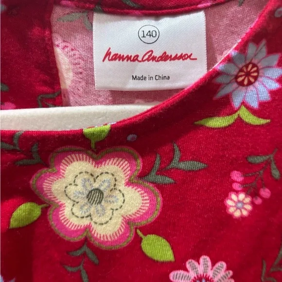 Hanna Andersson Red Floral Dress - Picture 4 of 6